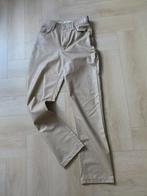 Abercrombie Vegan Leer Broek, Beige, Ophalen of Verzenden, Zo goed als nieuw, Lang