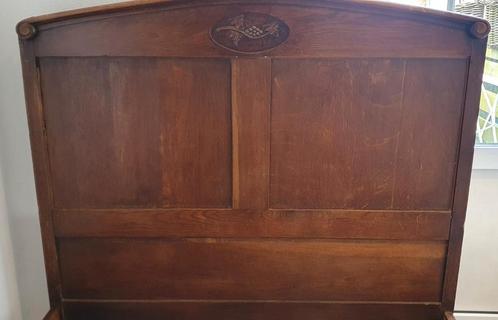 Antiek Frans Brocante Twijfelaar Bed Karakter Lattenbodem, Antiek en Kunst, Antiek | Meubels | Bedden, Ophalen
