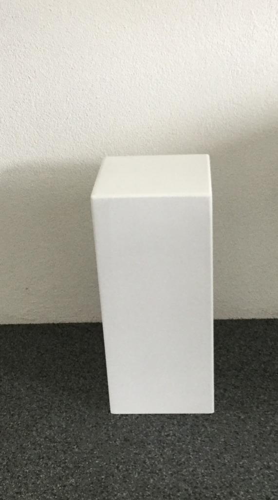 MAATWERK; WITTE ZUIL SOKKEL PILAAR KOLOM CONSOLE 60x20x20cm, Huis en Inrichting, Woonaccessoires | Zuilen en Pilaren, Nieuw, Ophalen of Verzenden
