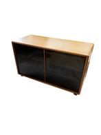 Deens audio meubel van Dyrlund, Huis en Inrichting, Gebruikt, 100 tot 150 cm, Glas, Ophalen of Verzenden