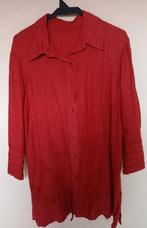 Linnen blouse met borduurwerk maat 44/46, Kleding | Dames, Grote Maten, Ophalen of Verzenden, Zo goed als nieuw, Blouse of Tuniek