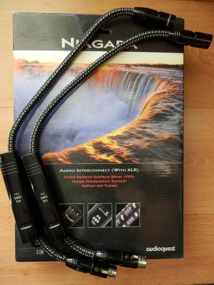 Audio Quest Niagara XLR Audiokabel interlink, Audio, Tv en Foto, Audiokabels en Televisiekabels, Zo goed als nieuw, Overige kabels