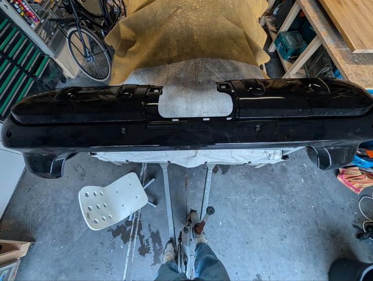 Zwarte voor + achterbumper Mercedes ML W163, Auto diversen, Dakkoffers, Gebruikt, Ophalen