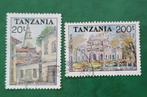 Tanzania 1991 ,2 pzs zanzibar Stone town, Verzenden, Tanzania, Gestempeld
