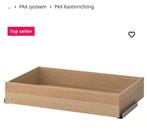 Pax kast lade: Wit gelazuurd eikeneffect 100x58, Ophalen, 50 tot 100 cm, Zo goed als nieuw, Wit gelazuurd eikeneffect