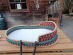 Mozeswieg / baby mand gekleurd zeegras LilleBarn incl matras, Kinderen en Baby's, Babywiegjes en Ledikanten, Ophalen, Zo goed als nieuw