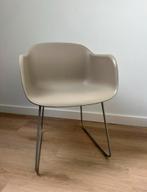 Muuto Fiber Sled kuipstoel/bureaustoel van recycled fibers, Ophalen, Overige kleuren, Scandinavisch, Zo goed als nieuw