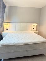 Springbox bed met matras 180x200cm en met 2 nachtkastjes, Huis en Inrichting, Ophalen of Verzenden, Zo goed als nieuw, Tweepersoons