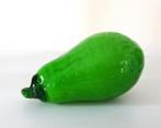 Glazen avocado groen met groen steeltje 5263-f, Ophalen of Verzenden