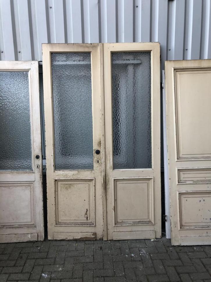 Prachtig antieke openslaande deuren, Doe-het-zelf en Verbouw, Deuren en Horren, Zo goed als nieuw, Binnendeur, 215 cm of meer