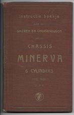 Minerva instructieboek handboek notice automobile auto, Ophalen of Verzenden