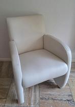 Fauteuil kunstleer gebroken wit/cremekleur igst, Huis en Inrichting, Fauteuils, Ophalen, Zo goed als nieuw, Minder dan 75 cm, 50 tot 75 cm