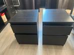 Ikea Nachtkastjes - Set van 2, Huis en Inrichting, Ophalen, Gebruikt, Hout