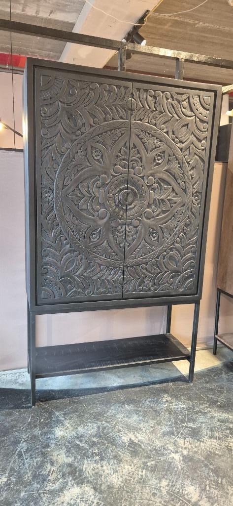 wandkast Carvin 2 deurs Nu Extra Voordelig !, Huis en Inrichting, Kasten | Wandmeubels, Nieuw, 150 tot 200 cm, Minder dan 150 cm