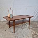 Vintage jaren 60 Deens design salontafel teak, Huis en Inrichting, Tafels | Salontafels, Ophalen, Gebruikt, 100 tot 150 cm, Teakhout