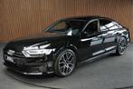 Audi A8 50 TDI quattro Navi Pano Leer HUD B&O 360 Softclose, Auto's, Audi, Automaat, Zwart, Zwart, Bedrijf