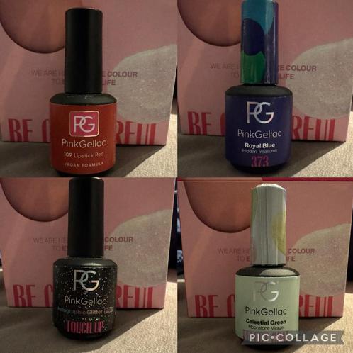 Diverse Pink Gellac, Sieraden, Tassen en Uiterlijk, Uiterlijk | Cosmetica en Make-up, Zo goed als nieuw, Toebehoren, Handen en Nagels