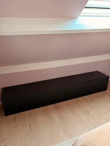 IKEA Besta TV Meubel Laag - (2x120) 240cm Breed beschikbaar voor biedingen