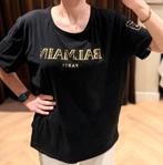 Balmain X H&M tshirt | zwart met goud | maat XL, Zwart, Maat 46/48 (XL) of groter, Ophalen of Verzenden, Zo goed als nieuw