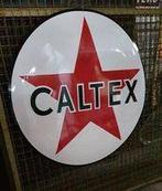 Caltex XL emaillen reclame bord garage showroom borden, Verzamelen, Ophalen, Reclamebord, Zo goed als nieuw, Info@americansaleshop.nl