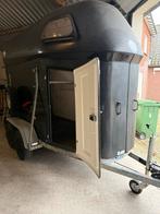 Polyester Paardentrailer 1,5 paards, Ophalen of Verzenden, Gebruikt, Polyester, 1½-paards trailer