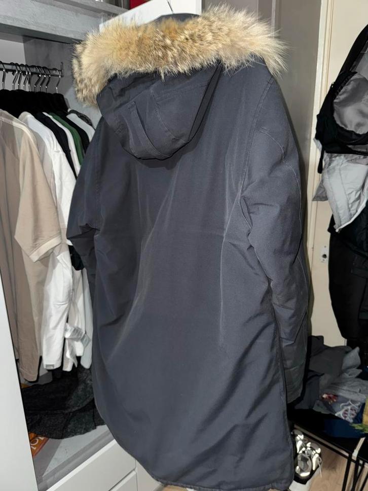 Canada Goose Jas - Maat L - Blauw, Kleding | Heren, Jassen | Zomer, Zo goed als nieuw, Maat 52/54 (L), Blauw, Ophalen of Verzenden