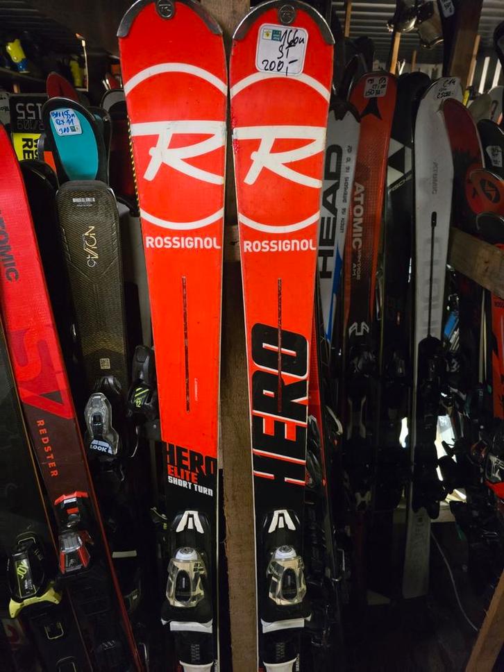 166cm ROSSIGNOL HERO ELITE ST SHORT TURN CARBON, Sport en Fitness, Skiën en Langlaufen, Zo goed als nieuw, Ski's, Skiën, Rossignol