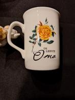 Voor de liefste oma mok, Ophalen of Verzenden, Zo goed als nieuw, Overige stijlen, Kop(pen) en/of Schotel(s)