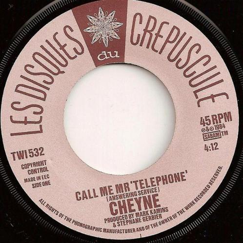 Ruil of koop Cheyne Call Me Mr. Telephone (Company Sleeve), Cd's en Dvd's, Vinyl Singles, Gebruikt, Single, Pop, 7 inch, Ophalen of Verzenden