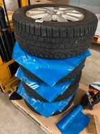 winterbanden met alluminium velgen oa Audi A6, Gebruikt, 16 inch, Banden en Velgen, Personenwagen