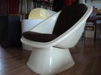 space age design fauteuil kuipstoel jaren 60 70 vintage retr, Huis en Inrichting, Fauteuils, Ophalen, Stof, Jaren 70 space age design vintage retro 1970s