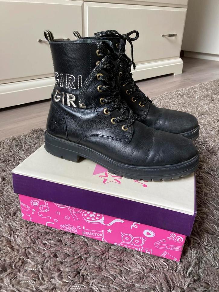 Leren boots maat 36, Kinderen en Baby's, Kinderkleding | Schoenen en Sokken, Gebruikt, Laarzen, Meisje, Ophalen of Verzenden
