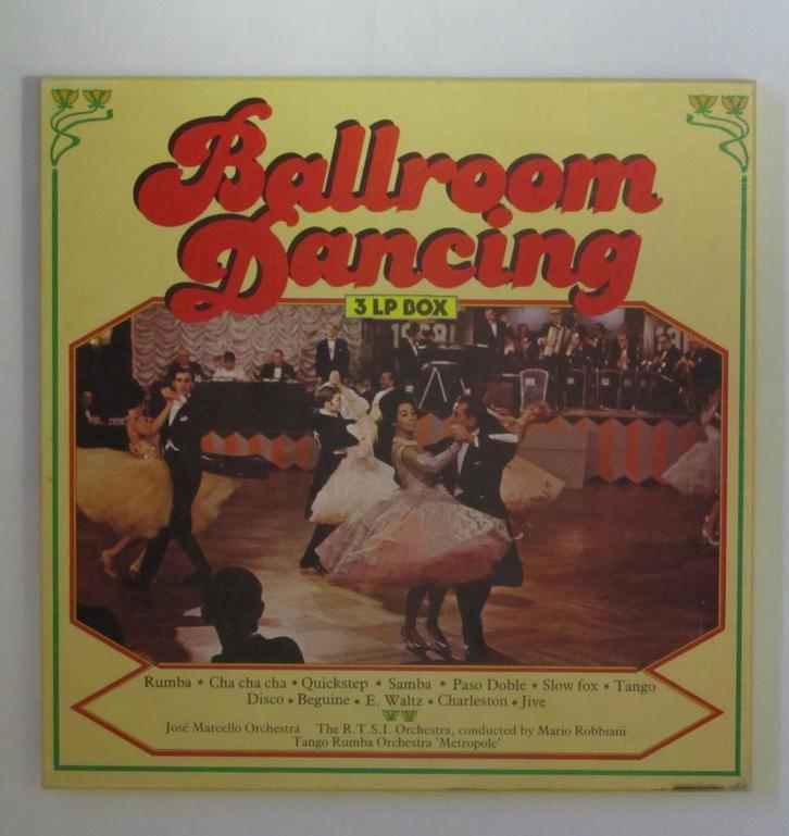 Ballroom dancing 3 LP box Vinyl Vintage, Cd's en Dvd's, Vinyl | Wereldmuziek, Gebruikt, Europees, 12 inch, Ophalen of Verzenden