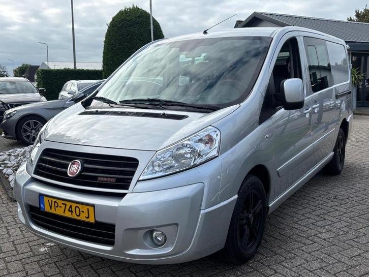 Fiat Scudo 2.0 Diesel Dubbel Cabine 2015 MARGE Trekhaak, Auto's, Bestelauto's, Bedrijf, ABS, Airbags, Airconditioning, Boordcomputer