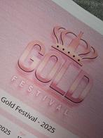 2 tickets voor Gold festival Brandevoort te koop, 20-9-2025, Twee personen