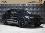 Alfa Romeo Stelvio 2.0T Q4 280pk | Pano |H/K | Memo | 21"| S, 12 maanden, Stof, 4 cilinders, Zwart