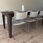 4x Spilimbergo Stoelen - Italiaans design uit de 70’s, Huis en Inrichting, Stoelen, Spilembergo, Wit, Onbekend, Italiaans Design