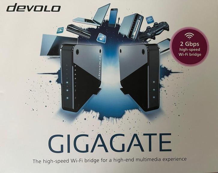 Devolo GigaGate Wifi Extender Set - 2 Gigabit, Computers en Software, Accesspoints, Nieuw, Ophalen of Verzenden