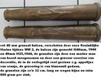 unieke decoratie, set WW2 granaathulzen 40 mm, bewerkt, Verzamelen, Ophalen of Verzenden, Marine, Amerika