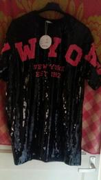 Nieuw! pailleten shirt /jurk top 44 46, Zwart, Maat 46/48 (XL) of groter, Nieuw, Ophalen of Verzenden