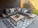 Loungeset hoekbank, Tuin en Terras, Tuinsets en Loungesets, Ophalen, 5 zitplaatsen, Gebruikt, Bank