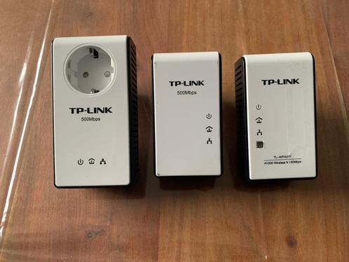 (5)  TP-LINK 500 Mbps Gigabit Powerline adapter met stopcont, Computers en Software, Powerlines, Zo goed als nieuw, Ophalen of Verzenden
