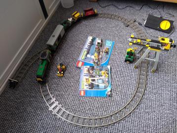 Lego trein 9 volt 4512 vrachttrein en portaalkraan 4514 iprs