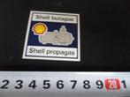 sticker shell butagas shell propagas (klein) *, Ophalen, Zo goed als nieuw