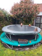 Trampoline rond,Berg(€100) en Cranenbroek, +/- 3 m doorsnede, Gebruikt, Ophalen