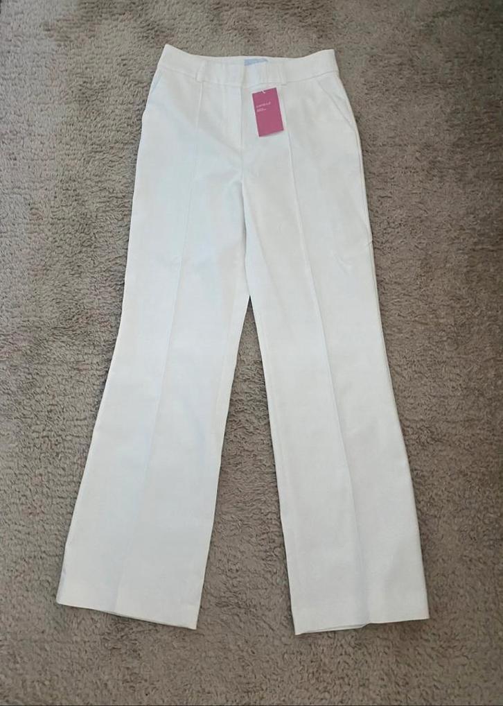Nette broek wijde pijpen wit Capsule Studio maat M - nieuw!, Kleding | Dames, Broeken en Pantalons, Nieuw, Maat 38/40 (M), Wit