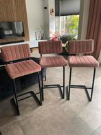 Barkrukken by-boo operator oud roze, Huis en Inrichting, Barkrukken, 3 krukken, Ophalen, Zo goed als nieuw, 60 tot 90 cm