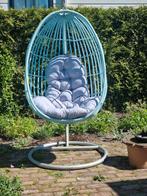 Hangstoel, lichtblauw, Tuin en Terras, Ophalen, Aluminium