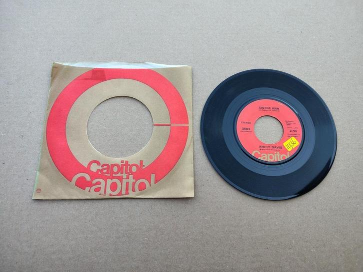 Single: Rhett Davis - Sister Ann (1973) USA, Cd's en Dvd's, Vinyl Singles, Gebruikt, Pop, 7 inch, Verzenden