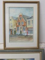 Aquarel - Grachtenpand -, Jan Hagmolen 1993